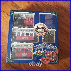 LGB 20540 G Scale Christmas Santa Train Steam Loco Passenger Set With Box Read