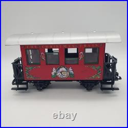 LGB 20540 G Scale Christmas Santa Train Steam Loco Passenger Set With Box Read