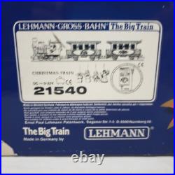 LGB 20540 G Scale Christmas Santa Train Steam Loco Passenger Set With Box Read