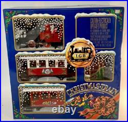 LGB 20540 US G Scale Christmas Santa Train Steam Loco Passenger Set (READ DESC)