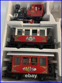LGB 20540 US G Scale Christmas Santa Train Steam Loco Passenger Set (READ DESC)