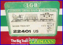 LGB 22401 Goods G Gauge Steam Train Set LN/Box