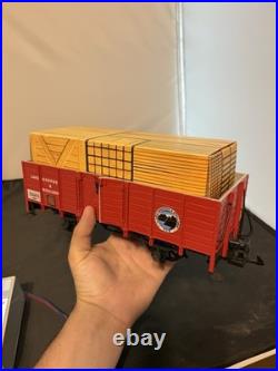 LGB 22401 Lake George & Boulder G Gauge Starter Train Set Locomotive Cars Track