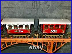 LGB 22540 Christmas Train Set with Santa Original Box G Scale Runs Great