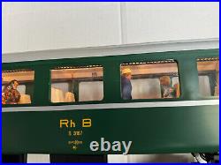 LGB 25432 + 3167 + 31675 + 31690 + 35650 RhB Loco with DCC & Passenger Car set