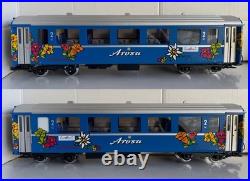 LGB 27432 30900 37670 37673 37674 37690 RhB Arosa Electric Loco set with DCC LN