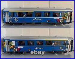 LGB 27432 30900 37670 37673 37674 37690 RhB Arosa Electric Loco set with DCC LN