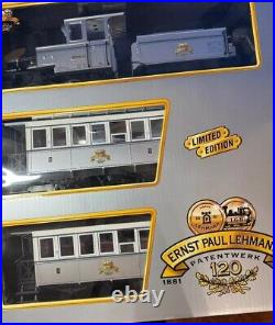 LGB 29151 0-4-0 Steam loco & Powered tender 120th anniversary train set