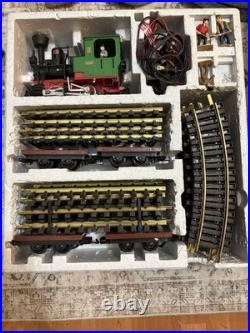 LGB 30th Anniversary G Gauge Starter Set 122.5 with Loco Cars Track DC