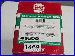 LGB 41600 SR&RL Sandy River & Rangeley Lake Set of 2 Flat Cars G-Scale Trains