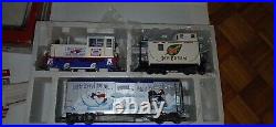 LGB 70634 G Scale TRAIN SET GOOD HUMOR ICE CREAM KLONDIKE ENGINE BOX CAR CABOOSE