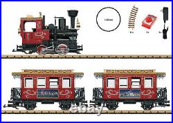 LGB 72308 G Scale Christmas Train Starter Set Red