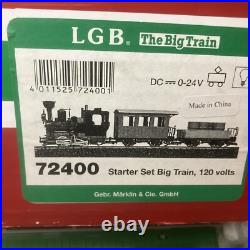 LGB 72400 STARTER SET BIG TRAIN 120 VOLTS Tested And Working Great
