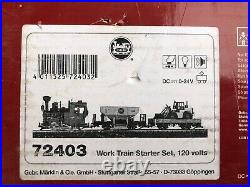 LGB 72403 G Scale Work Train Starter Set