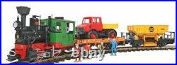 LGB 72403 G Scale Work Train Starter Set - With Steam & Sound 120V