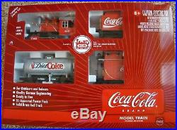LGB 72428 Coca-Cola Starter Train Set with SOUND. Lights & Smoke. Excellent Cond