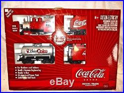 LGB #72428 Coca-Cola Starter Train set with track and power pack-RTR-ln w box