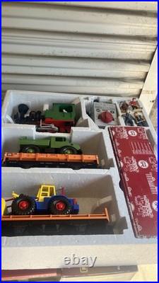 LGB 72430 G Scale Work Train Starter Set with Light & Smoke Complete In Box