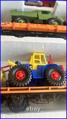 LGB 72430 G Scale Work Train Starter Set with Light & Smoke Complete In Box