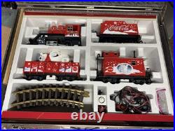 LGB 72510 G Gauge Coca-Cola Red Trunk Christmas Steam Train Super Set LN/Box