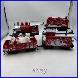 LGB 72510 G Gauge Coca-Cola Red Trunk Christmas Steam Train Super Set LN/Box