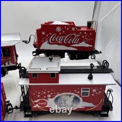 LGB 72510 G Gauge Coca-Cola Red Trunk Christmas Steam Train Super Set LN/Box