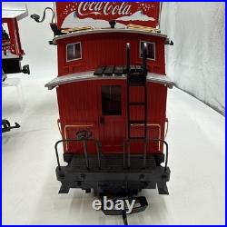 LGB 72510 G Gauge Coca-Cola Red Trunk Christmas Steam Train Super Set LN/Box