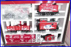 LGB 72510 G Scale Coca-Cola Red Trunk Christmas Train Set NIB