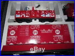 LGB #72510 G -Scale Coca-Cola Red Trunk Christmas Train Set NIB
