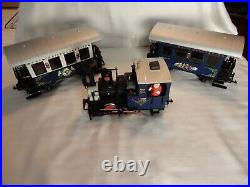 LGB 72545 G Scale Christmas Train Set withBox Complete, WORKS Rare Blue Set LGB 72545 G Scale Christmas Train Set withBox Complete, WORKS Rare Blue Set