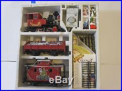 Lgb 72555 Christmas Santa Caboose Train Set