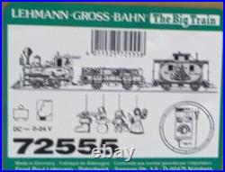 LGB 72555 Christmas G Gauge Steam Starter Train Set EX/Box
