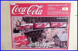 LGB 72854 Coca-Cola Model Train Super Set 23500 Locomotive & 42911 Boxcars (2)