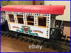 LGB #72905 G Scale Circus Train Starter Set, Mostly Complete in Box