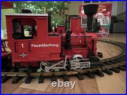 LGB 72940 Red Fire Department Freight Train Starter Set G Scale Collection Item