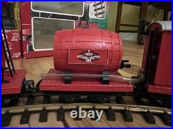 LGB 72940 Red Fire Department Freight Train Starter Set G Scale Collection Item