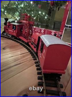 LGB 72940 Red Fire Department Freight Train Starter Set G Scale Collection Item