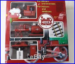 LGB 72940 Red Fire Train Set FEUERWEHR Light Use but Needs Fixes