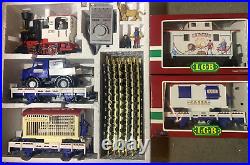 LGB 72988 CIRCUS TRAIN SET + Cassa Car + Caboose Original Boxes G Scale