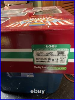 LGB 72988 CIRCUS TRAIN SET + Cassa Car + Caboose, Original Boxes No Transformer