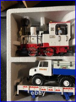 LGB 72988 CIRCUS TRAIN SET + Cassa Car + Caboose, Original Boxes No Transformer