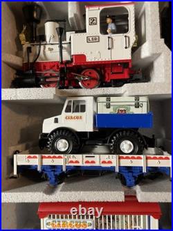 LGB 72988 CIRCUS TRAIN SET + Cassa Car + Caboose, Original Boxes No Transformer