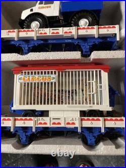 LGB 72988 CIRCUS TRAIN SET + Cassa Car + Caboose, Original Boxes No Transformer