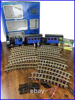 LGB Big G Scale The Blue Train Lehmann with Box Engine 2 Cars Track People Manual