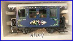 LGB Blue Christmas Train Set #72545 Excellent Condition in Original Box