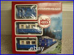 LGB Blue Rack Loco Zugspitz Bahn Train Set G scale 70246 new in box