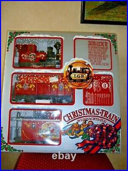 LGB Christmas Passenger G SCALE 72554 TRAIN SET NEW IN BOX -COMPLETE 2000