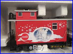 LGB Coca-Cola (Coke) Christmas Train Set 72510 Mint C-10 in Box G-SCALE