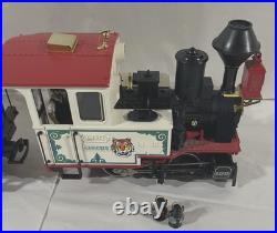 LGB G-Gauge Circus Steam Locomotive Engine & Caboose Set G SCALE