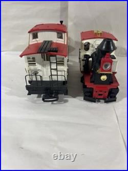 LGB G-Gauge Circus Steam Locomotive Engine & Caboose Set G SCALE